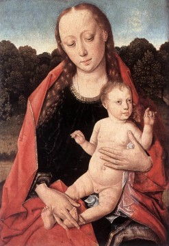  Dirk Canvas - The Virgin And Child Netherlandish Dirk Bouts